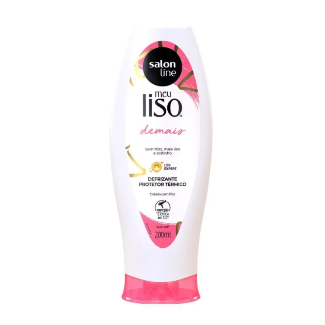 Defrizante Protetor Térmico Salon Line Meu Liso Demais 200ml