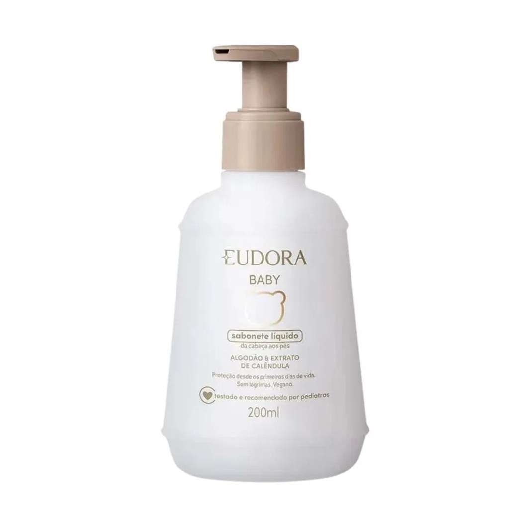 Sabonete Líquido Eudora Baby Algodão & Extrato de Calêndula 200ml