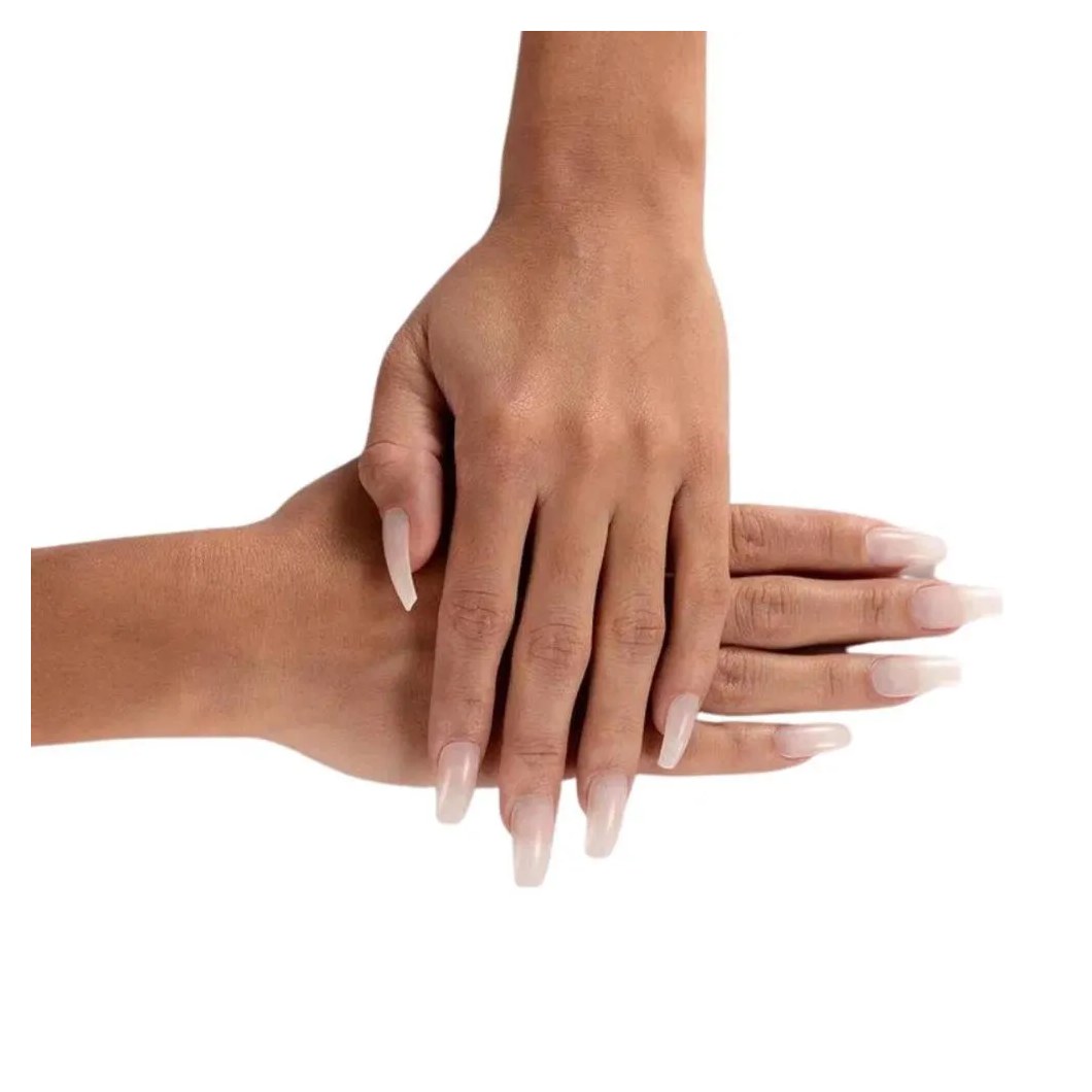 Unhas Postiças Naturals Kiss New York Natural Bailarina Longo