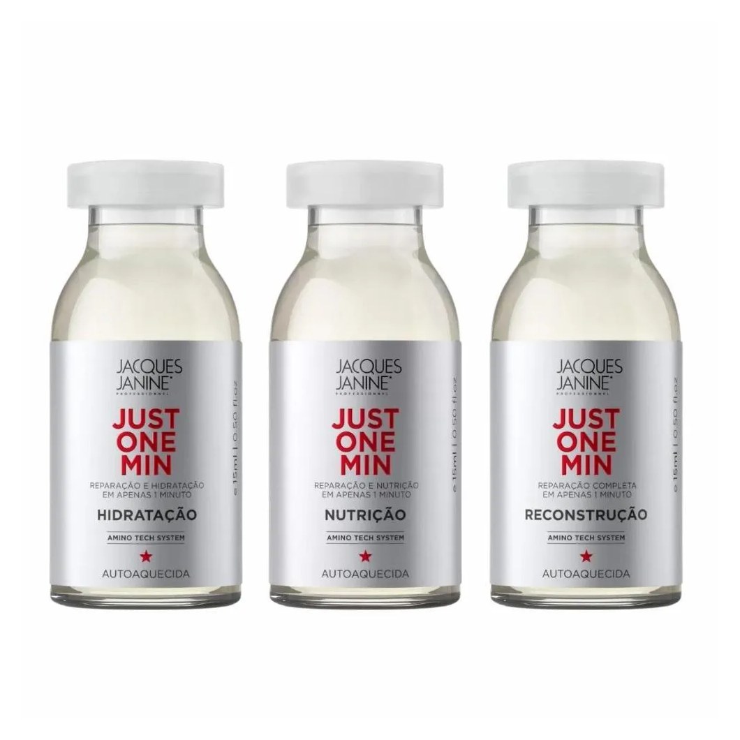 Cronograma Capilar Jacques Janine Just One Min 15ml