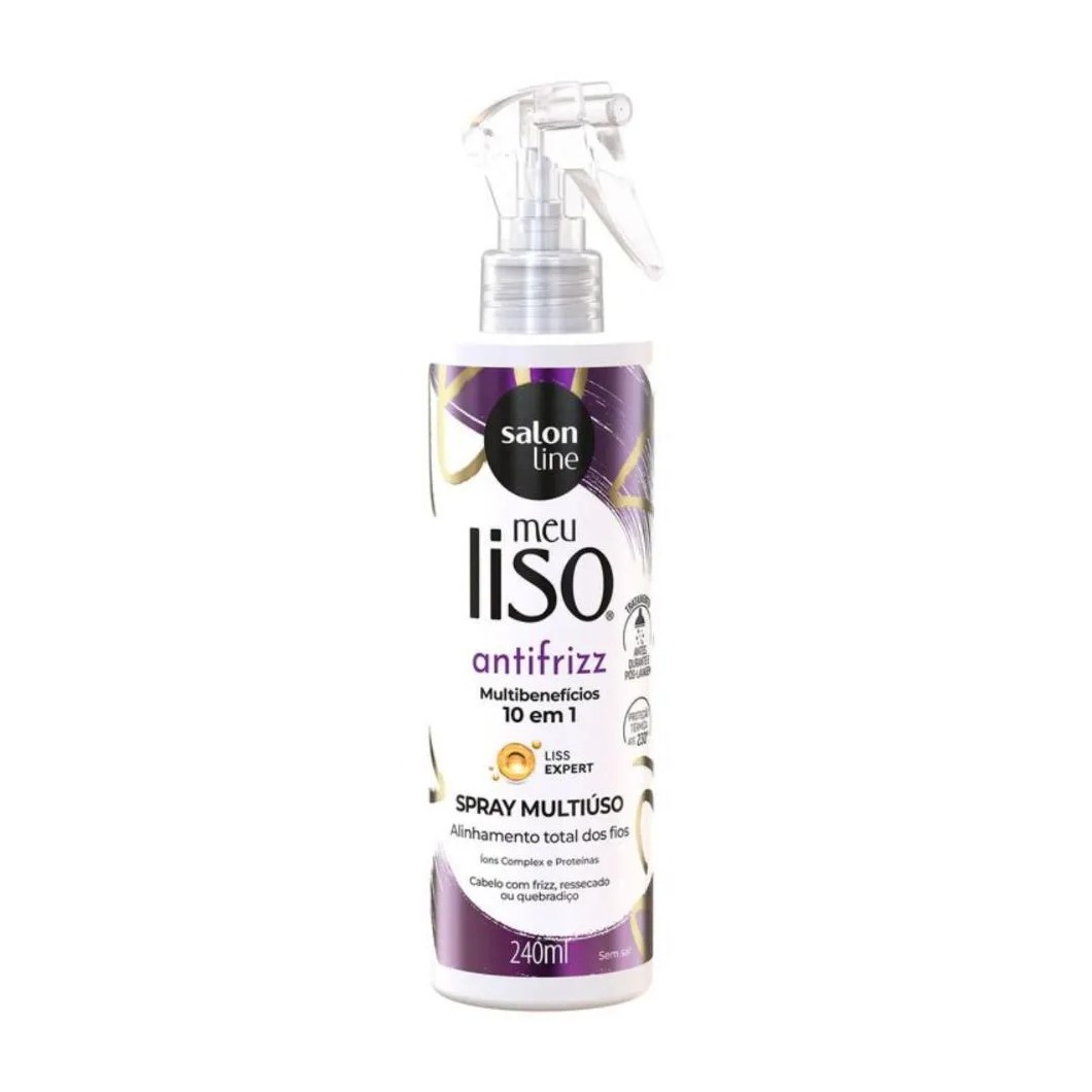 Spray Multiúso 10 em 1 Salon Line Meu Liso Antifrizz 240ml