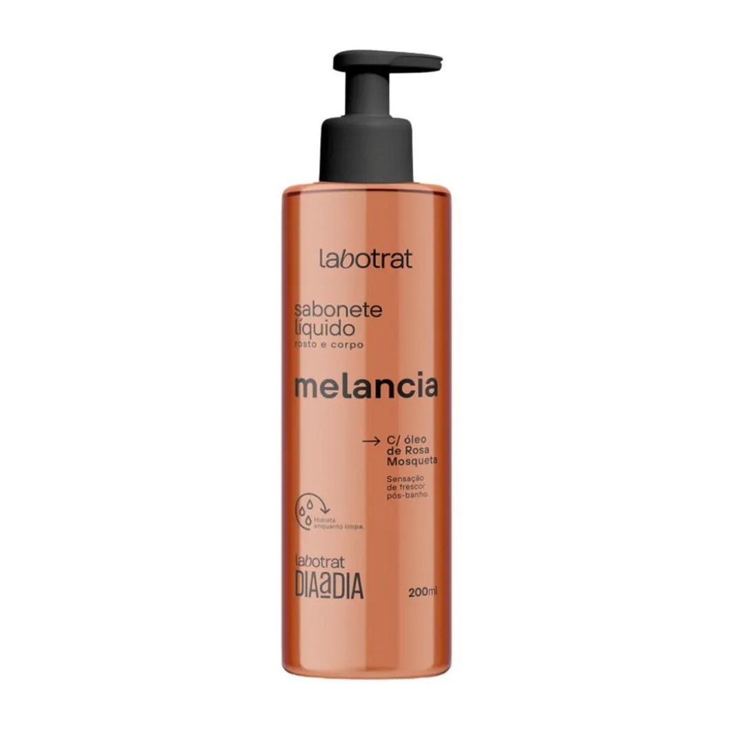 Sabonete Líquido Rosto e Corpo Labotrat Melancia 190ml