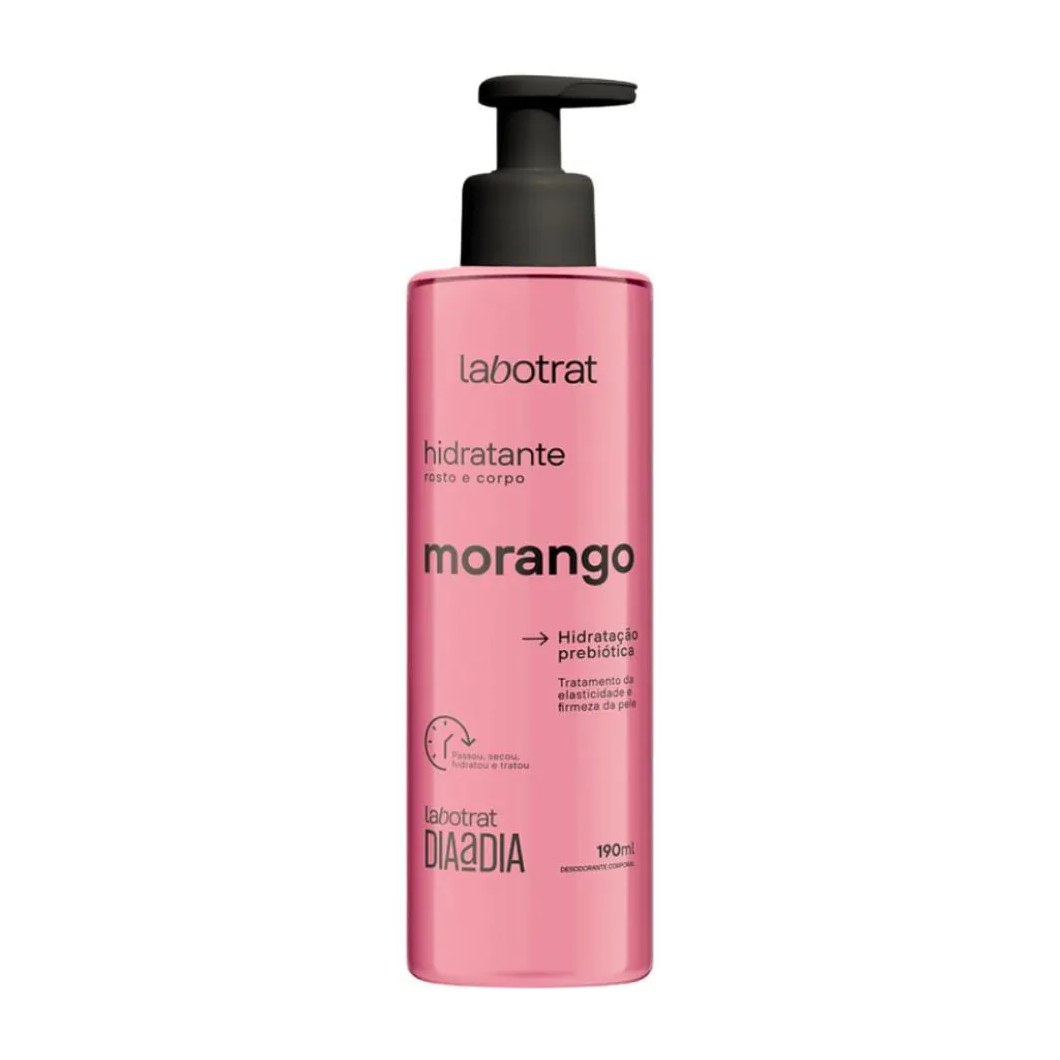 Hidratante Rosto e Corpo Labotrat Morango 190ml