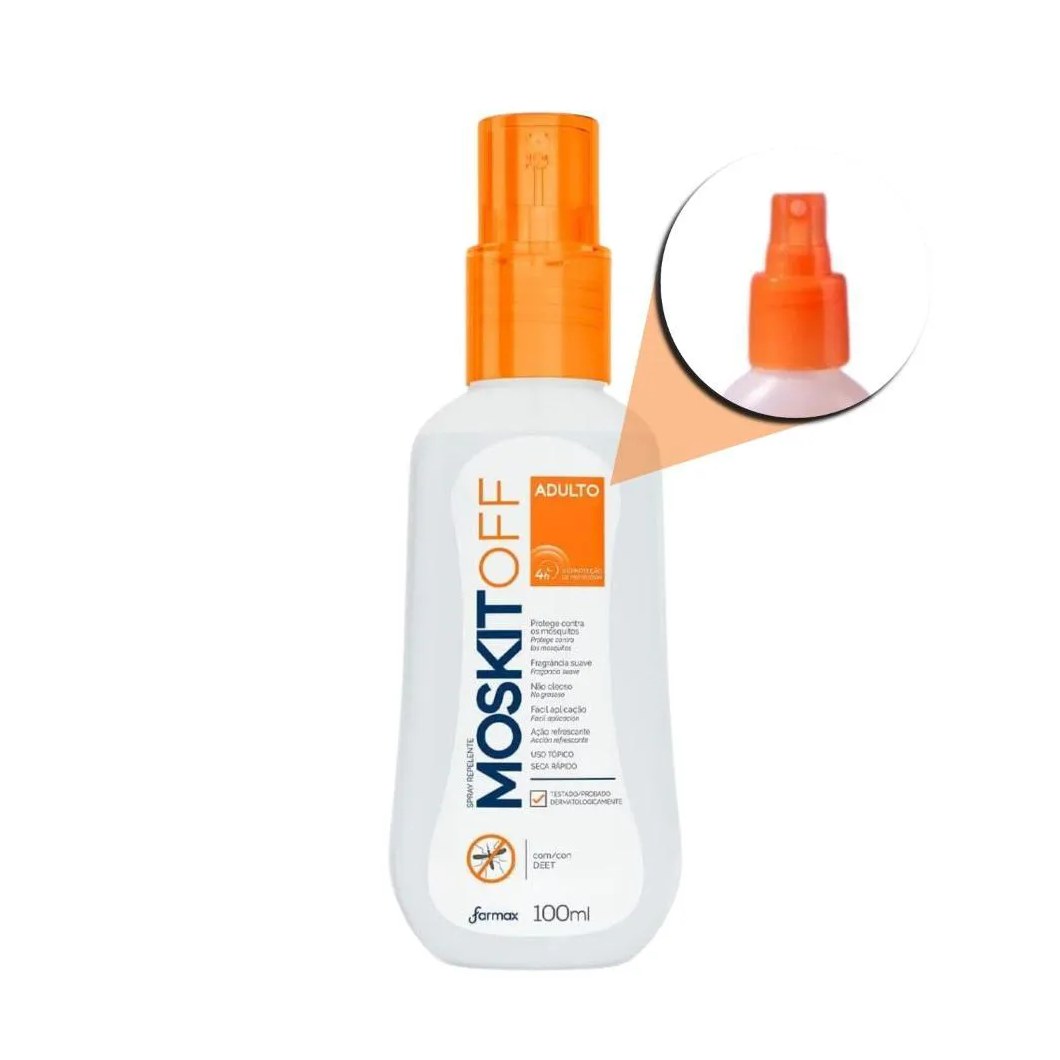 Spray Repelente Farmax Moskitoff Adulto 100ml