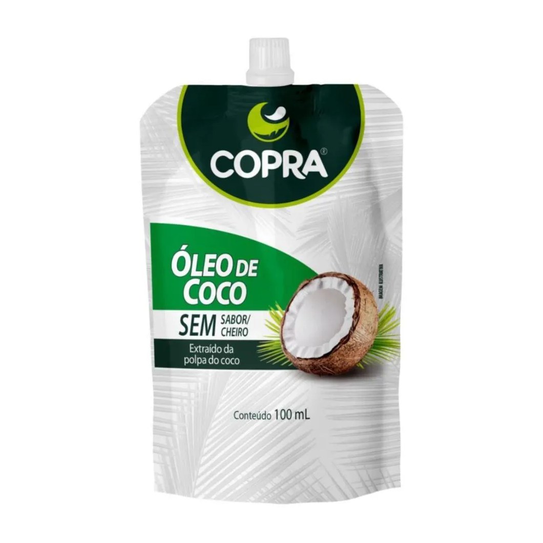 Óleo de Coco Copra sem Sabor Pouch 100ml