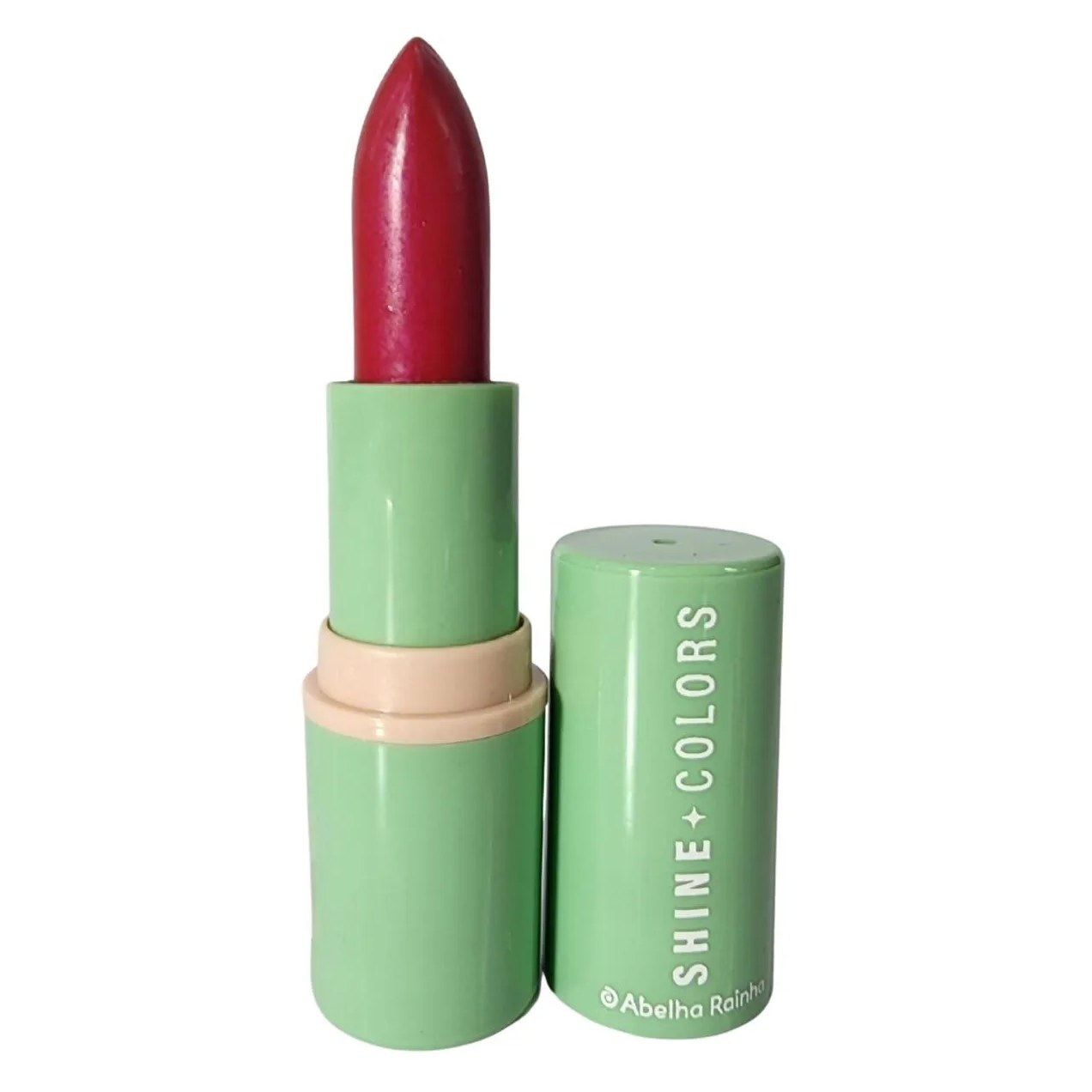 Batom Brilho E Sabor Uva Fps 15 Shine Colors Abelha Rainha 3,7g
