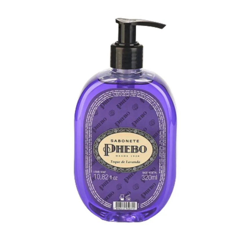 Sabonete Líquido Phebo Toque De Lavanda 320 Ml