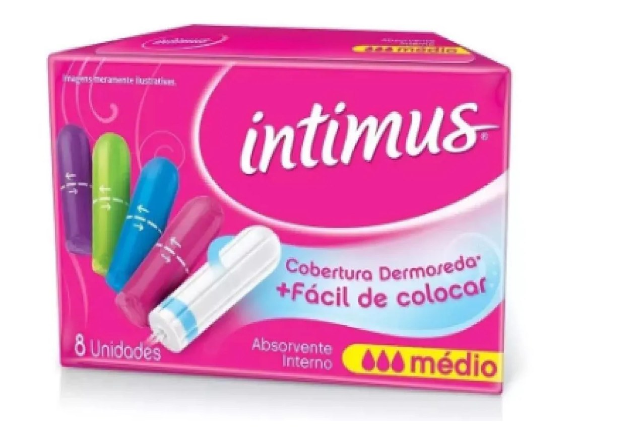 Absorvente Intimus Gel Interno Mini 8un