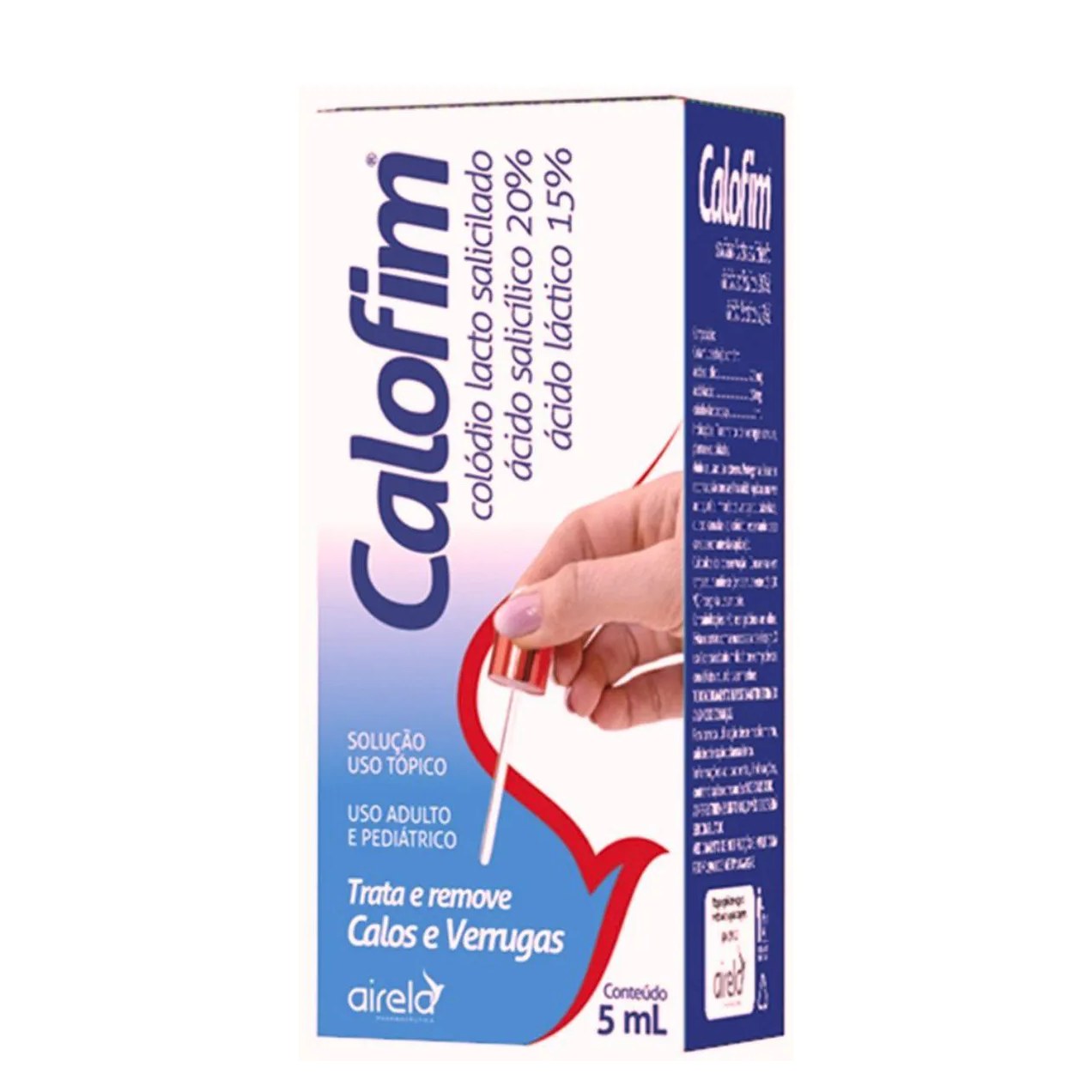 Calofim para Tratamento de Calos e Verrugas 5ml Adulto e Pediatrico