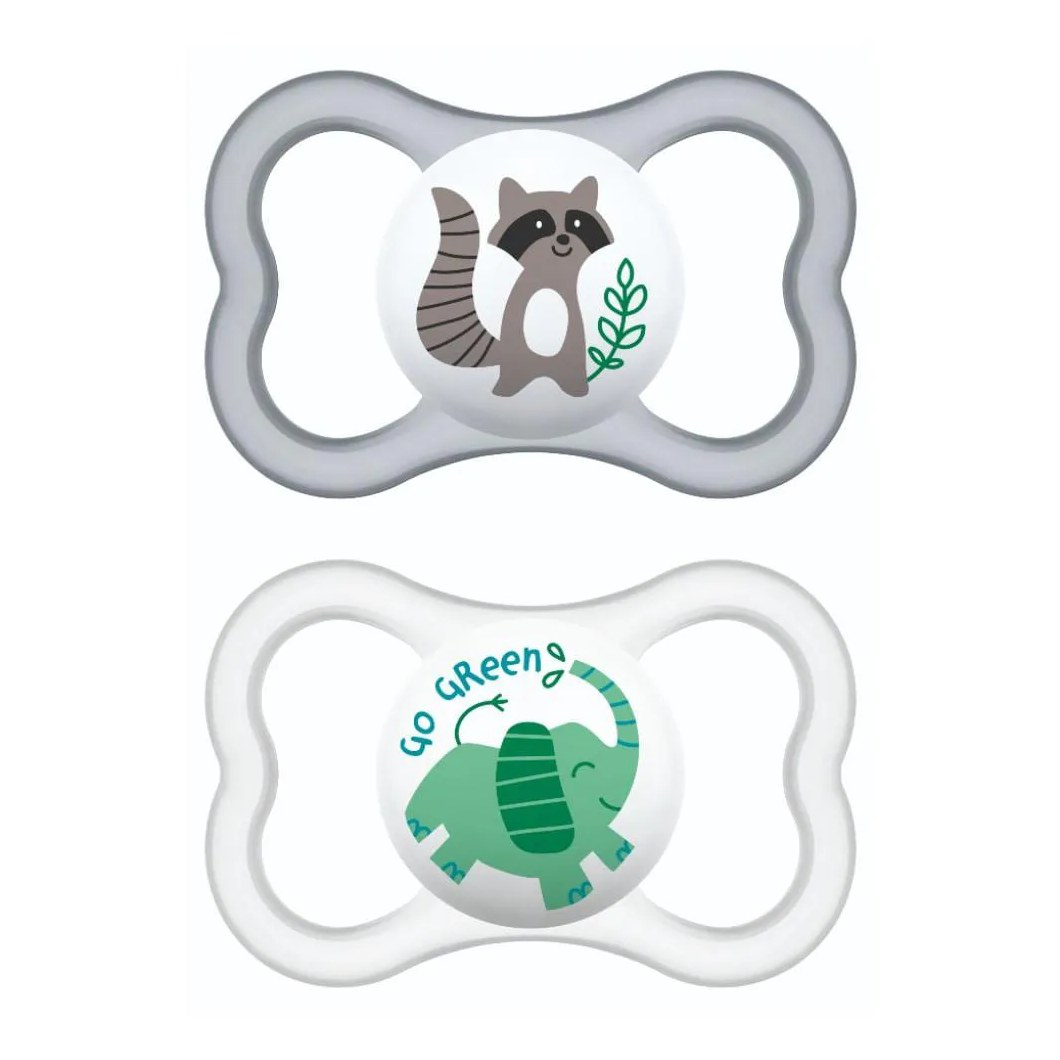 Kit 2 Chupetas Air Bico De Silicone 6M+ Neutra - Mam
