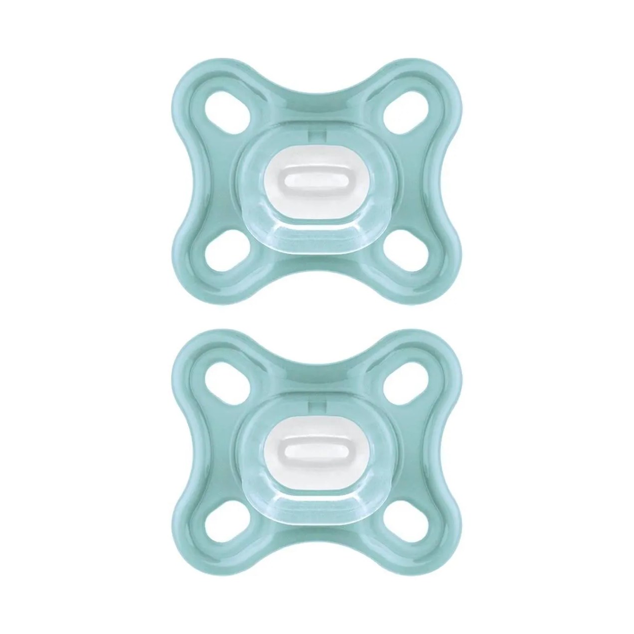 Kit 2 Chupetas Comfort 100% Silicone 0 - 6 Meses Neutra - Mam