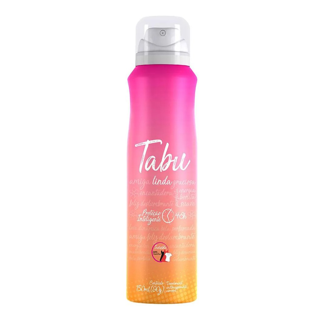 Desodorante Aerosol Antitranspirante Tabu Linda 150Ml