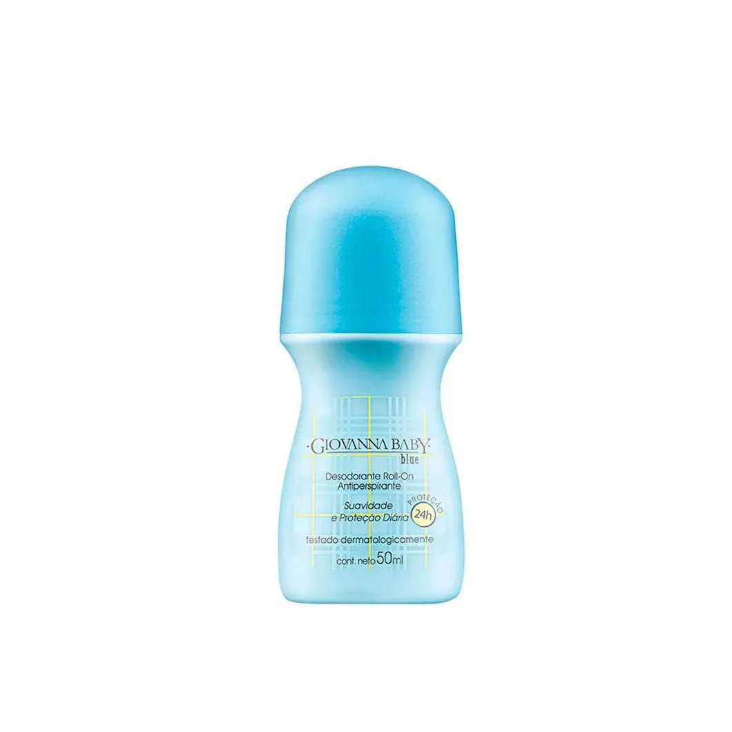 Desodorante Antitranspirante Roll-on Giovanna Baby Blue Feminino 24h 50ml