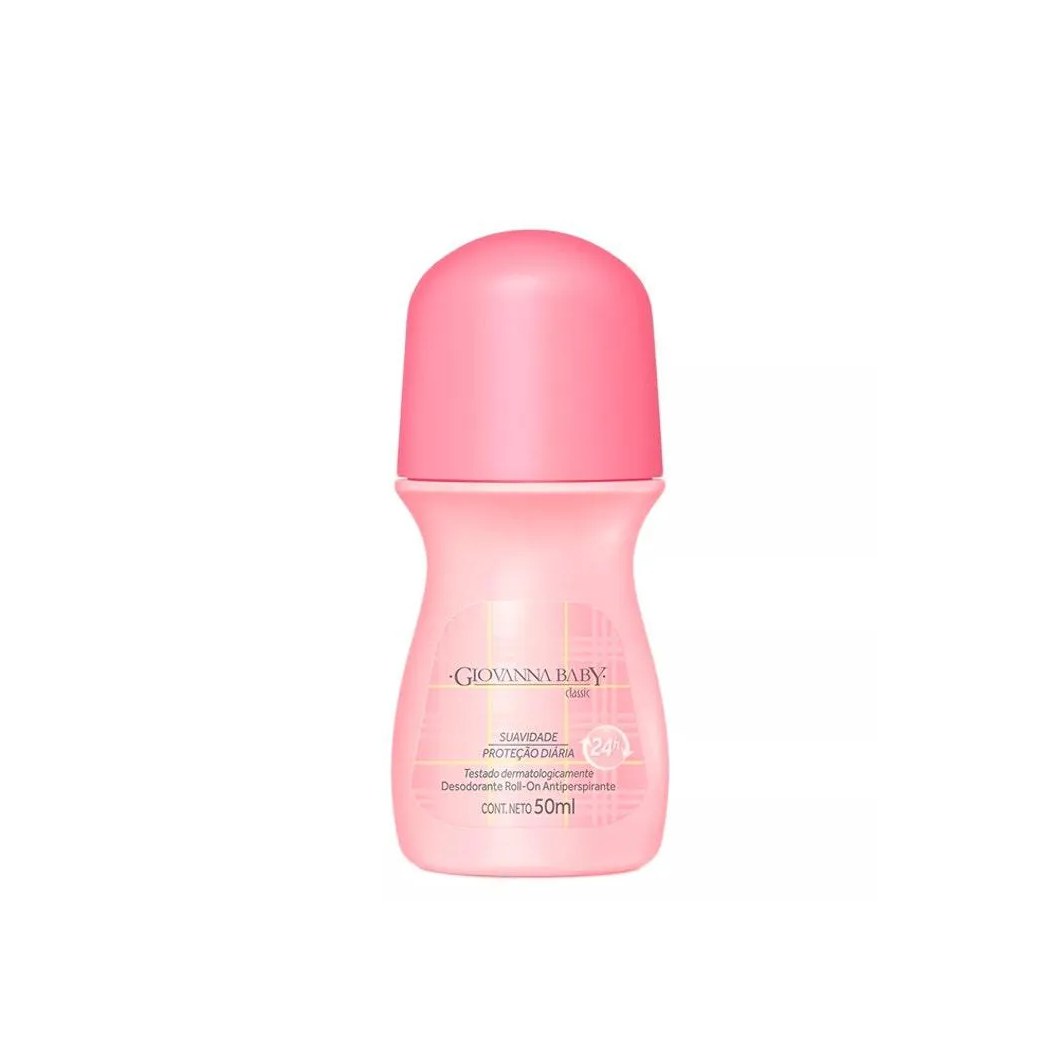 Desodorante Antitranspirante Roll-on Giovanna Baby Classic Feminino 24h 50ml