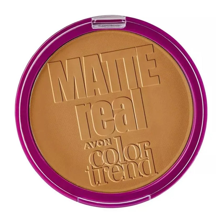 Avon Matte Real Po Compacto Facial Fps 10 Medio 332 Q 7g