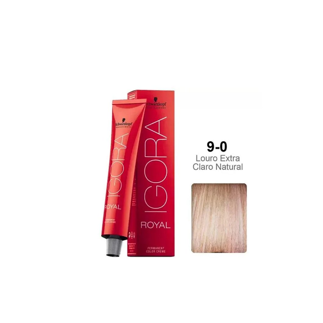 Tintura Schwarzkopf Igora Royal 9.0 Louro Extra Claro Natural
