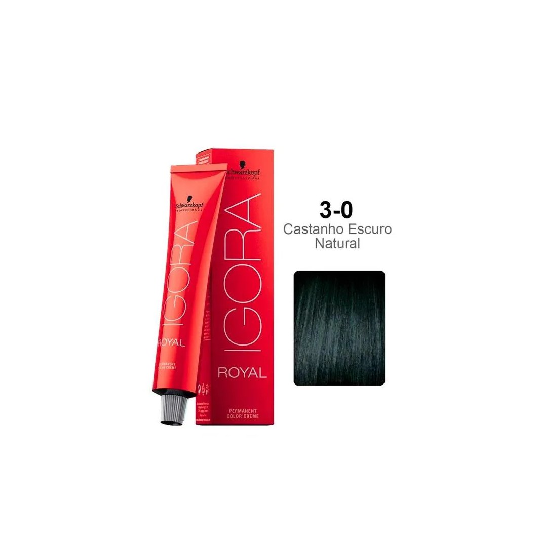 Tintura Schwarzkopf Igora Royal 3.0 Castanho Escuro