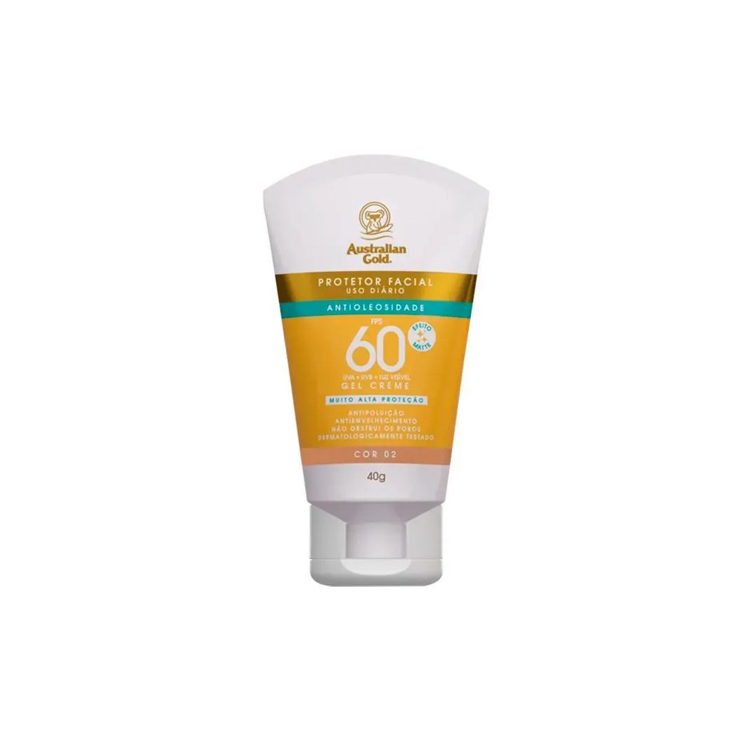Australian Gold Protetor Solar Facial Matte Fps60 Cor 02 40g