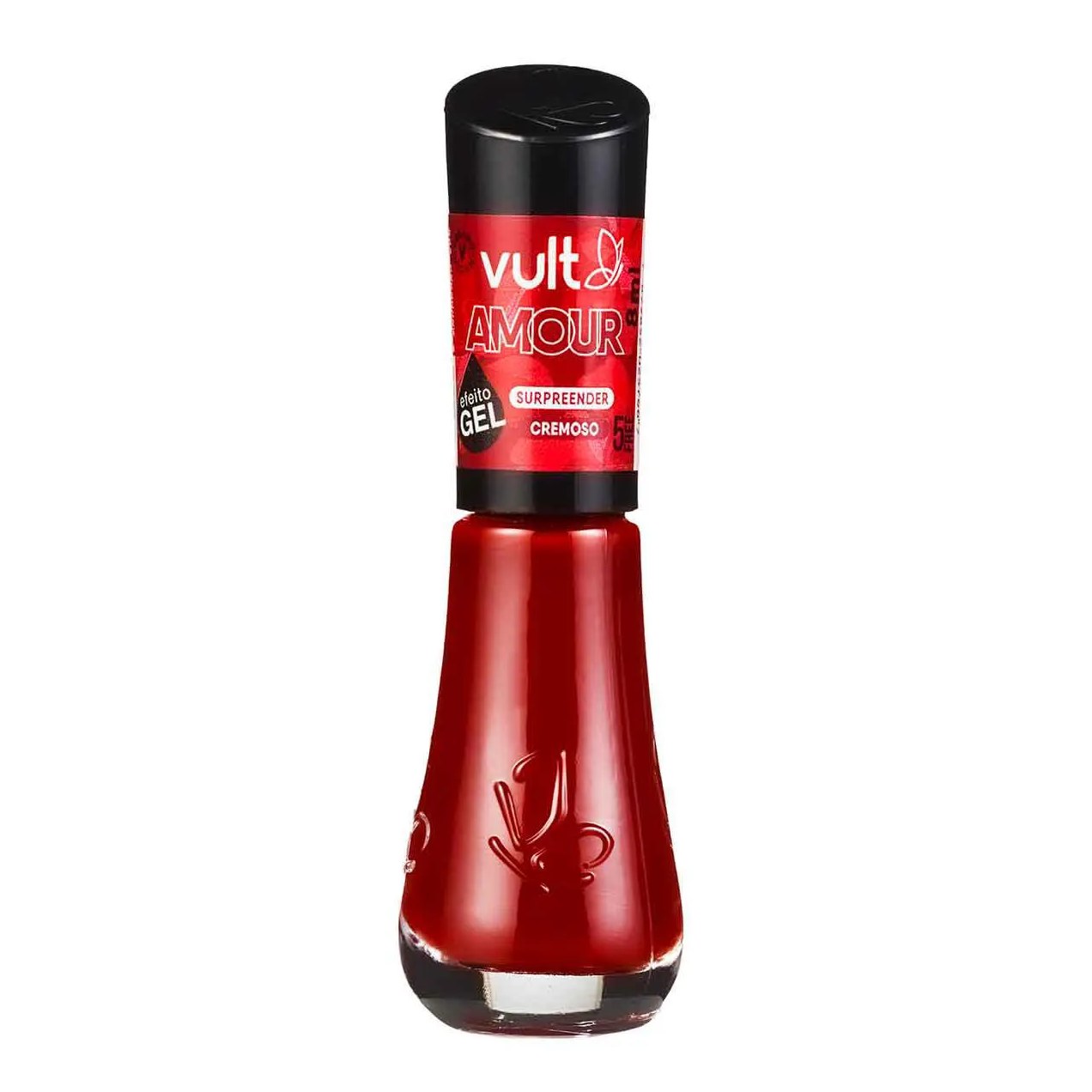 Esmalte Cremoso Vult 5 Free Amour Efeito Gel 8ml - Surpreender