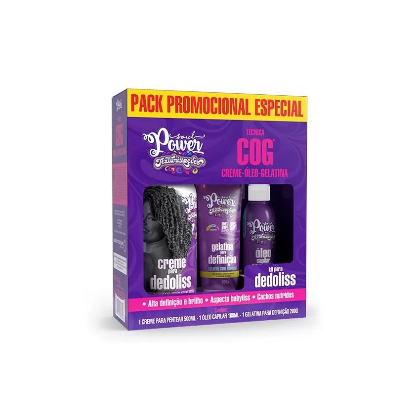 Kit Técnica Loc Dedoliss - Soul Power