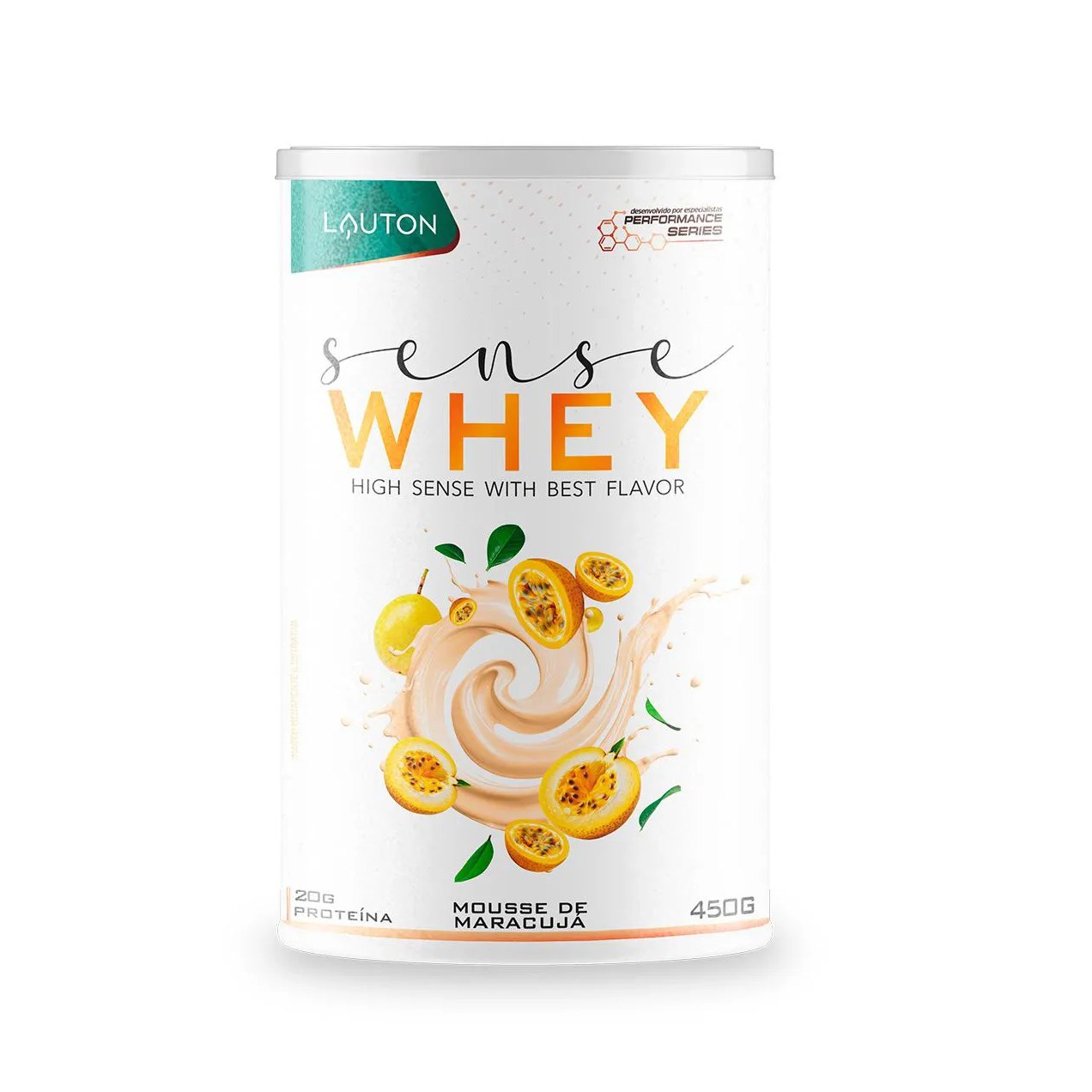 Sense Whey Lauton Performance Séries Mousse de Maracujá 450g