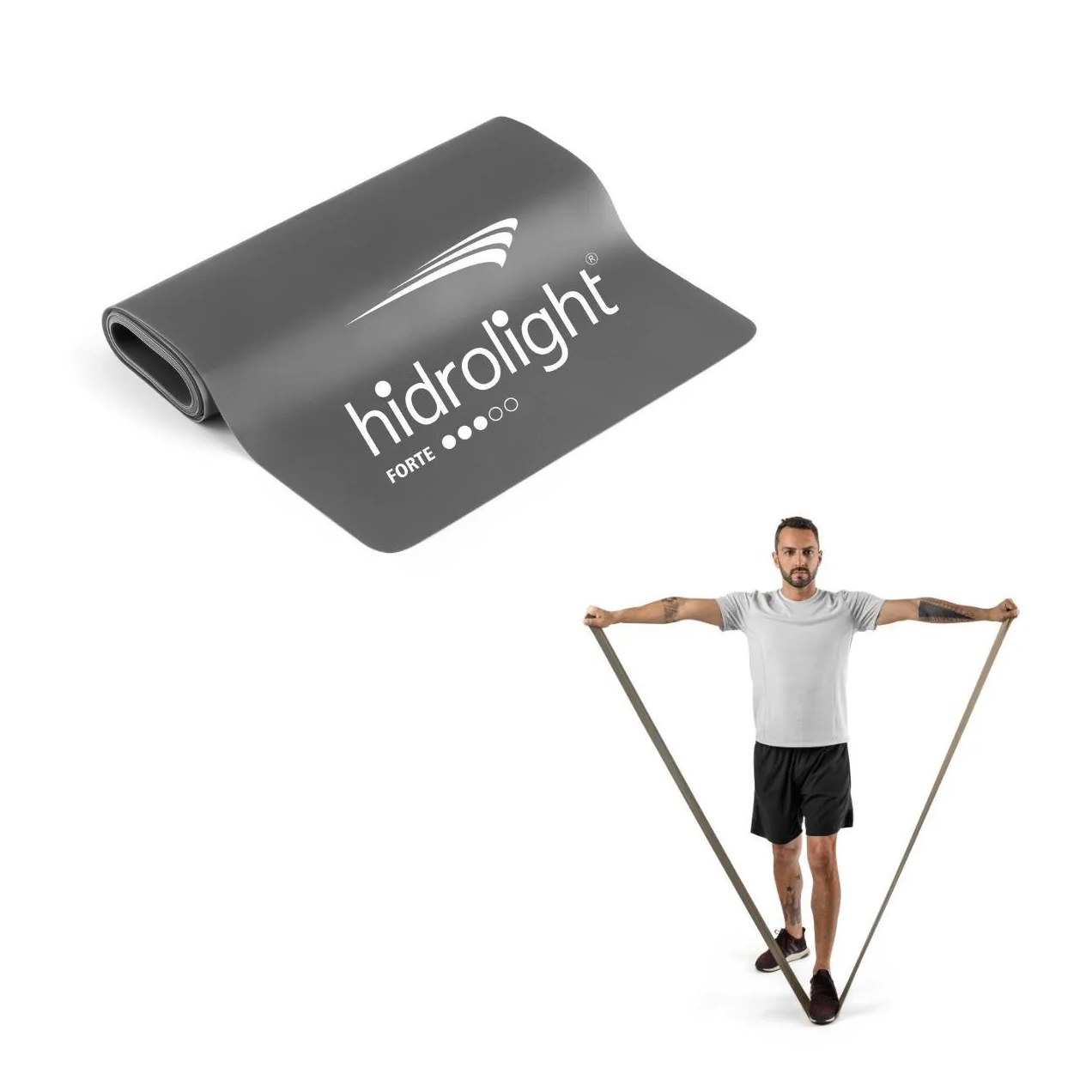 Faixa Elástica Tpe Intensidade Forte - Hidrolight