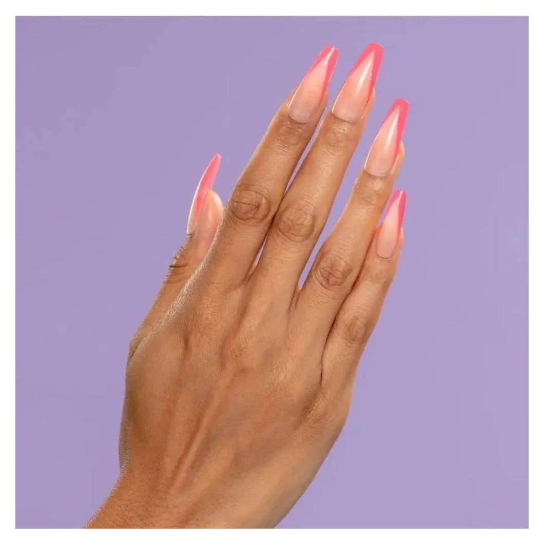 Unhas Postiças Kiss Ny Gel Extend Bailarina com 24un Gn01b
