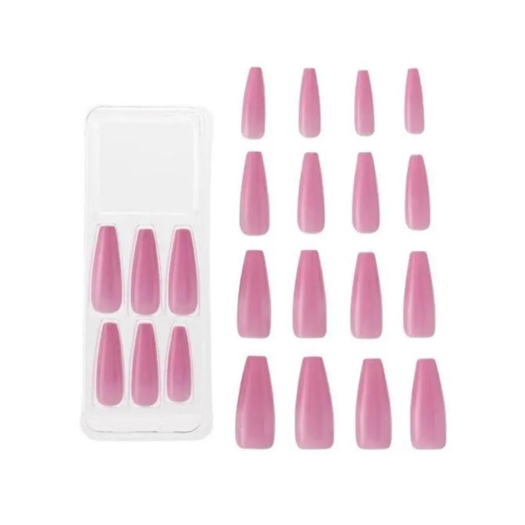 Unhas Postiças Kiss Ny Joy Collection Bailarina 24un Jn02b