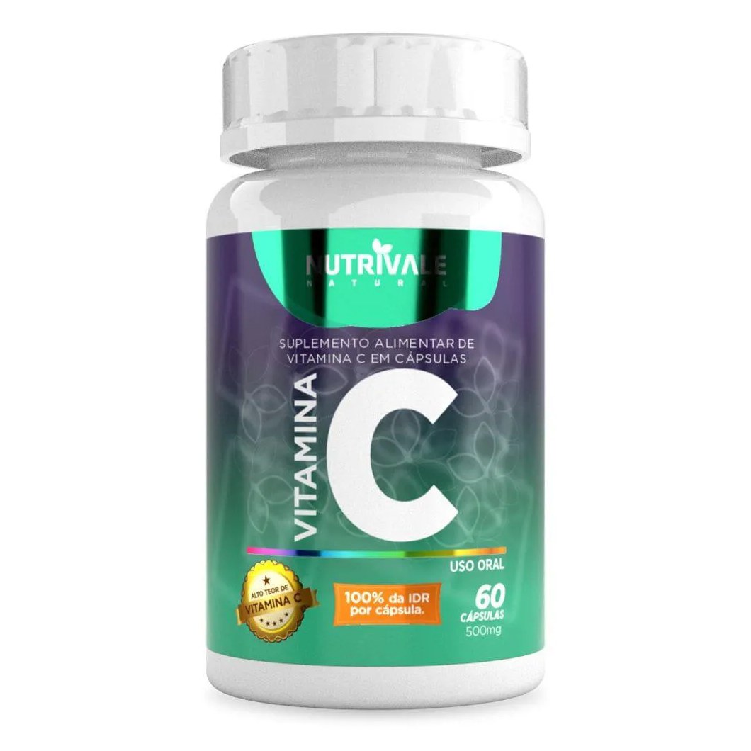 Vitamina C (ácido Ascórbico) 60 cápsulas - Nutrivale