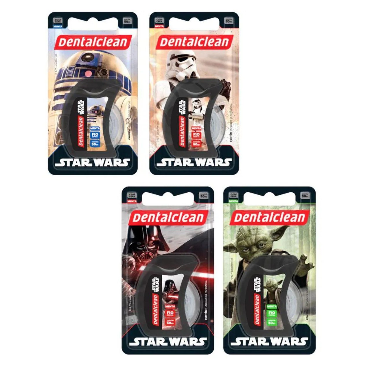 Fio Dental Star Wars - 50m - Sortidos - Dentalclean