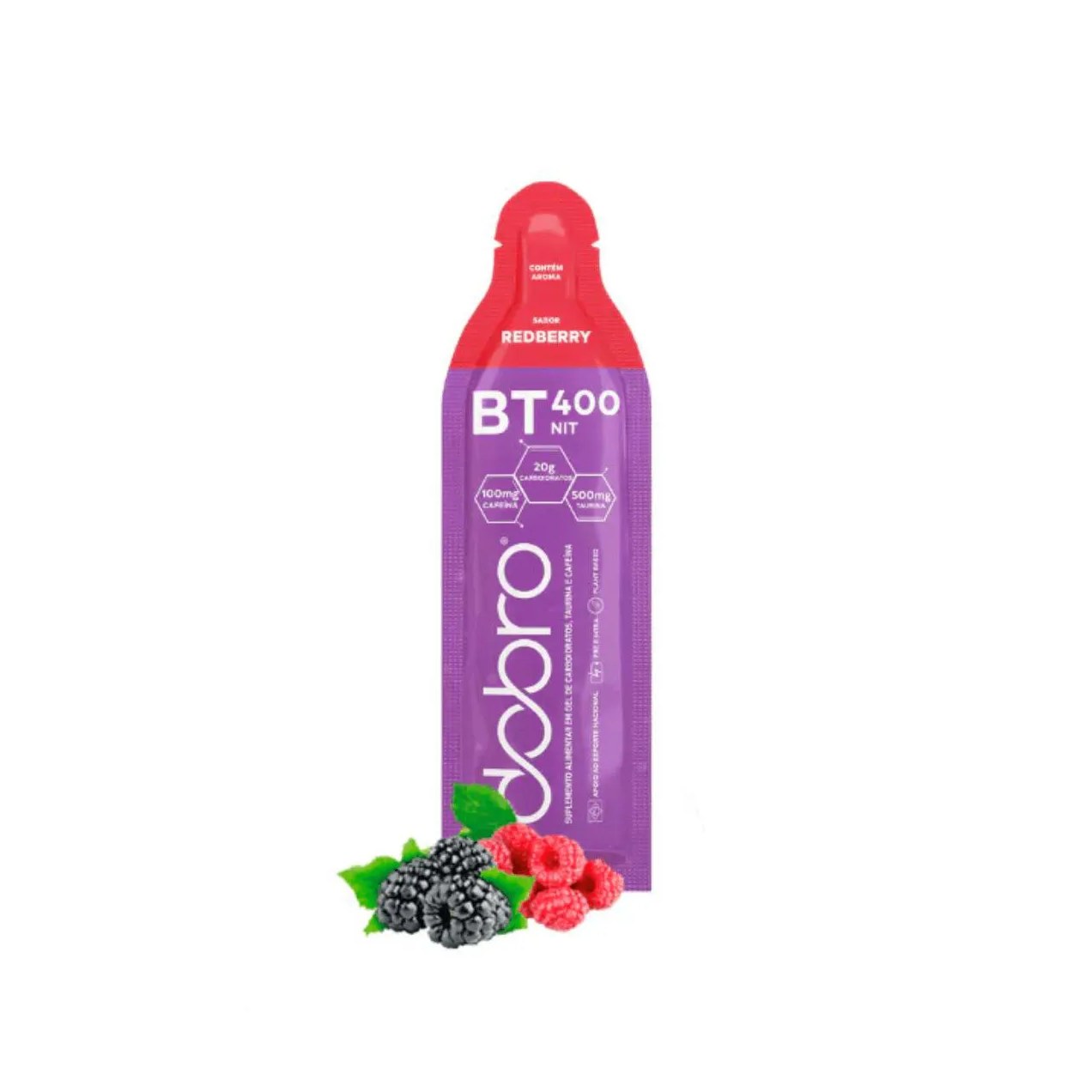 Bt Nitrato 400 Gel 1 Sachê 30g Carboidrato Dobro Redberry