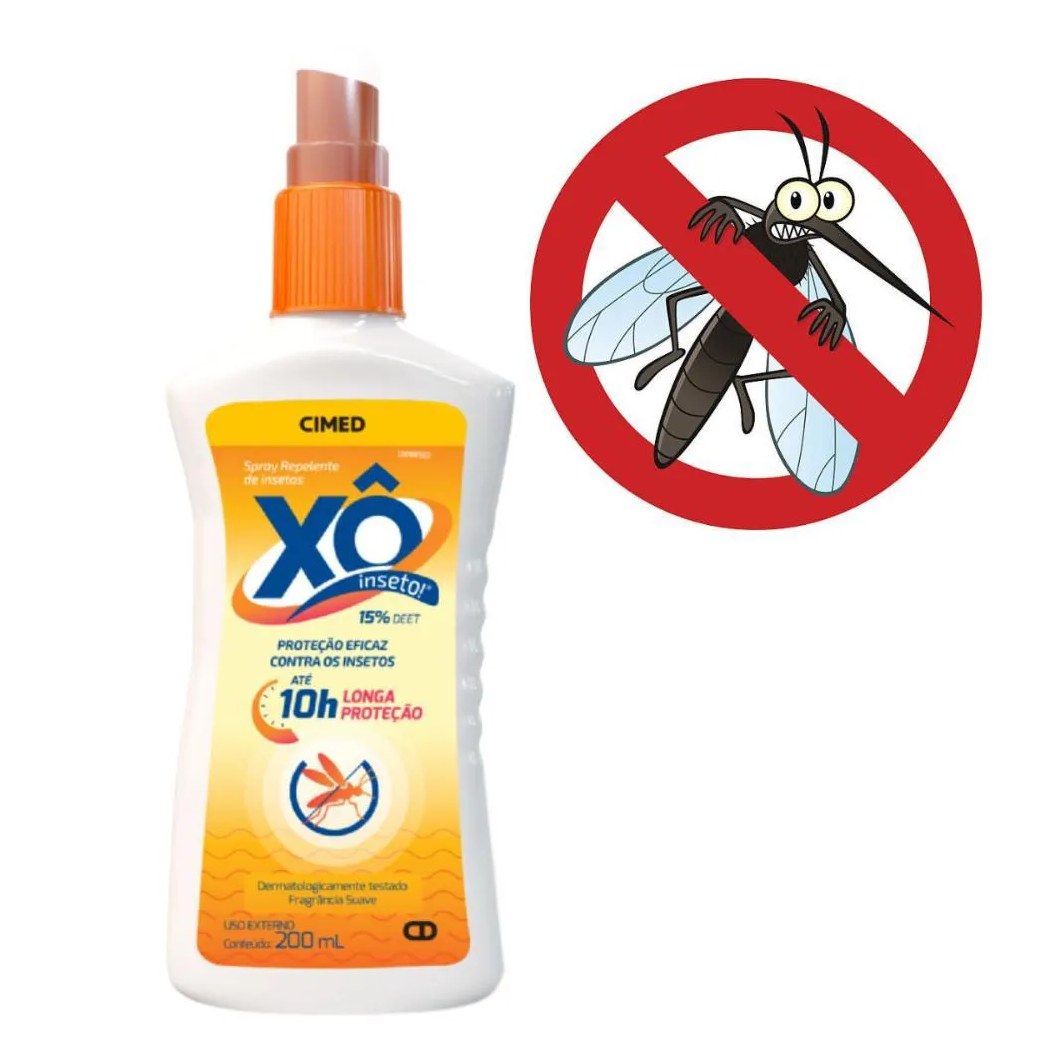 Spray Repelente de Insetos Cimed Xô Inseto 200ml