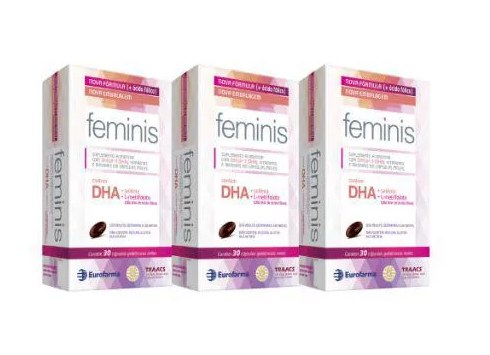 Kit C3 Suplemento Feminis Ômega 3 Dha - Eurofarma