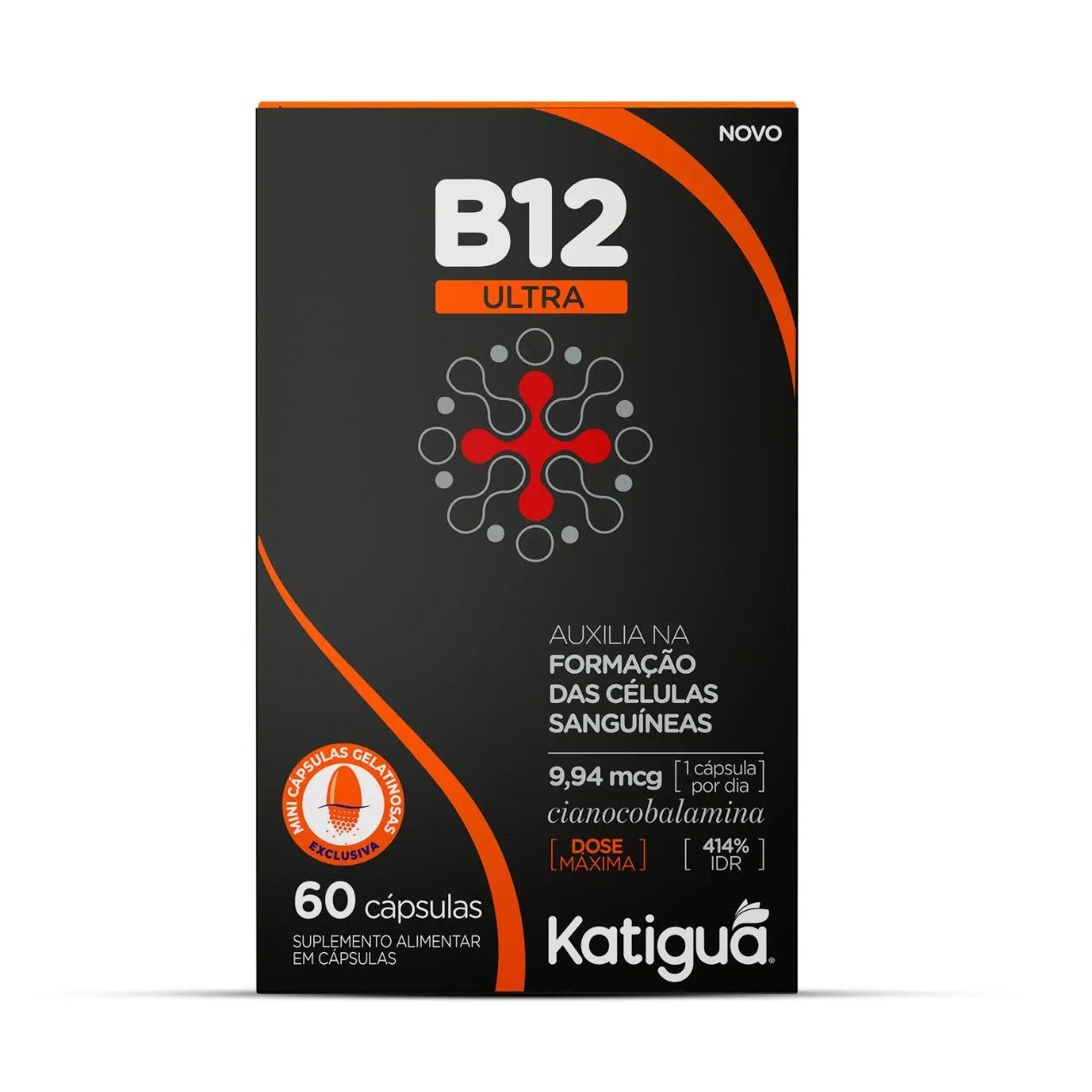 Vitamina B12 9,94mcg Ultra 60 Gelcaps Natural