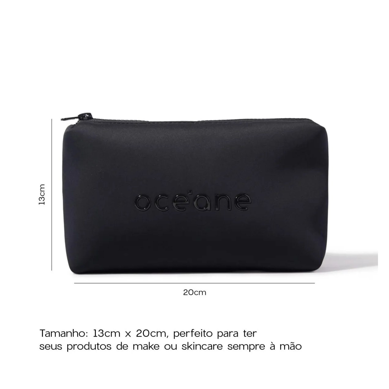 Kit Nécessaire Preto Daily Makeup + Nécessaire Preto Best Travel (2 Produtos)