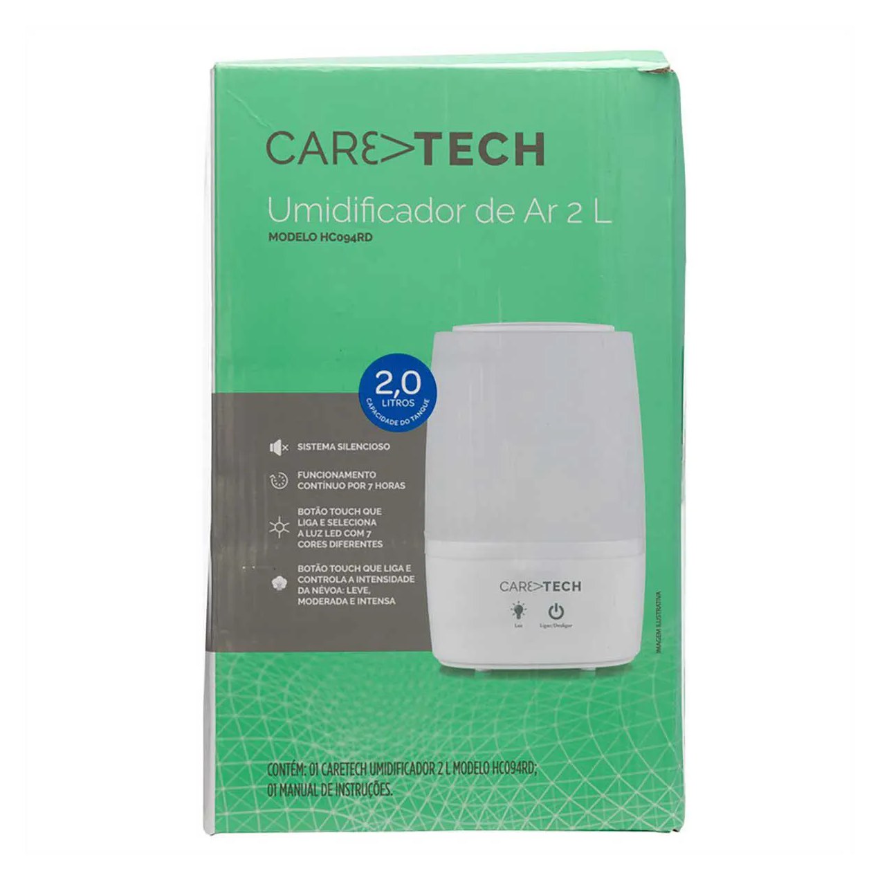 Umidificador de Ar Caretech HC094RD 2L