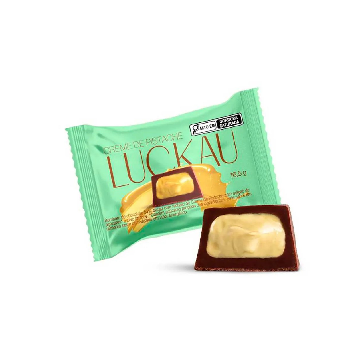 Bombom Luckau 54% Creme de Pistache 16,5g
