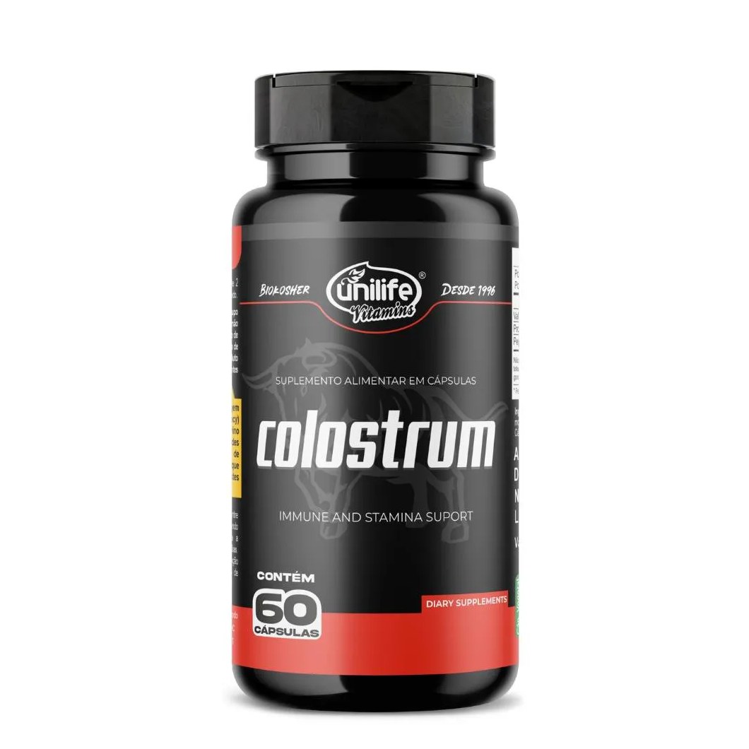 Colostro Bovino 60 cápsulas 500mg Unilife