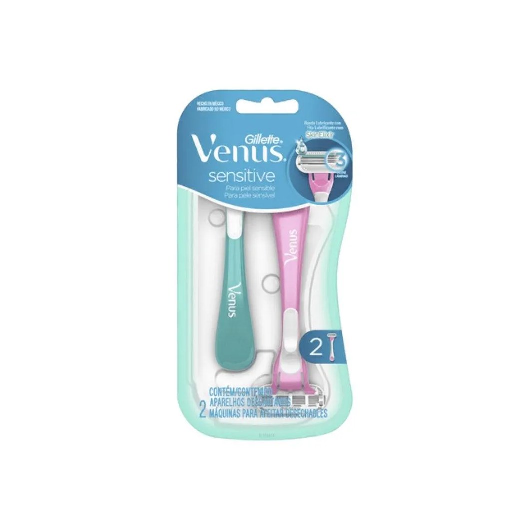 Aparelho Depilatório Gillette Venus Sensitive C/ 2un