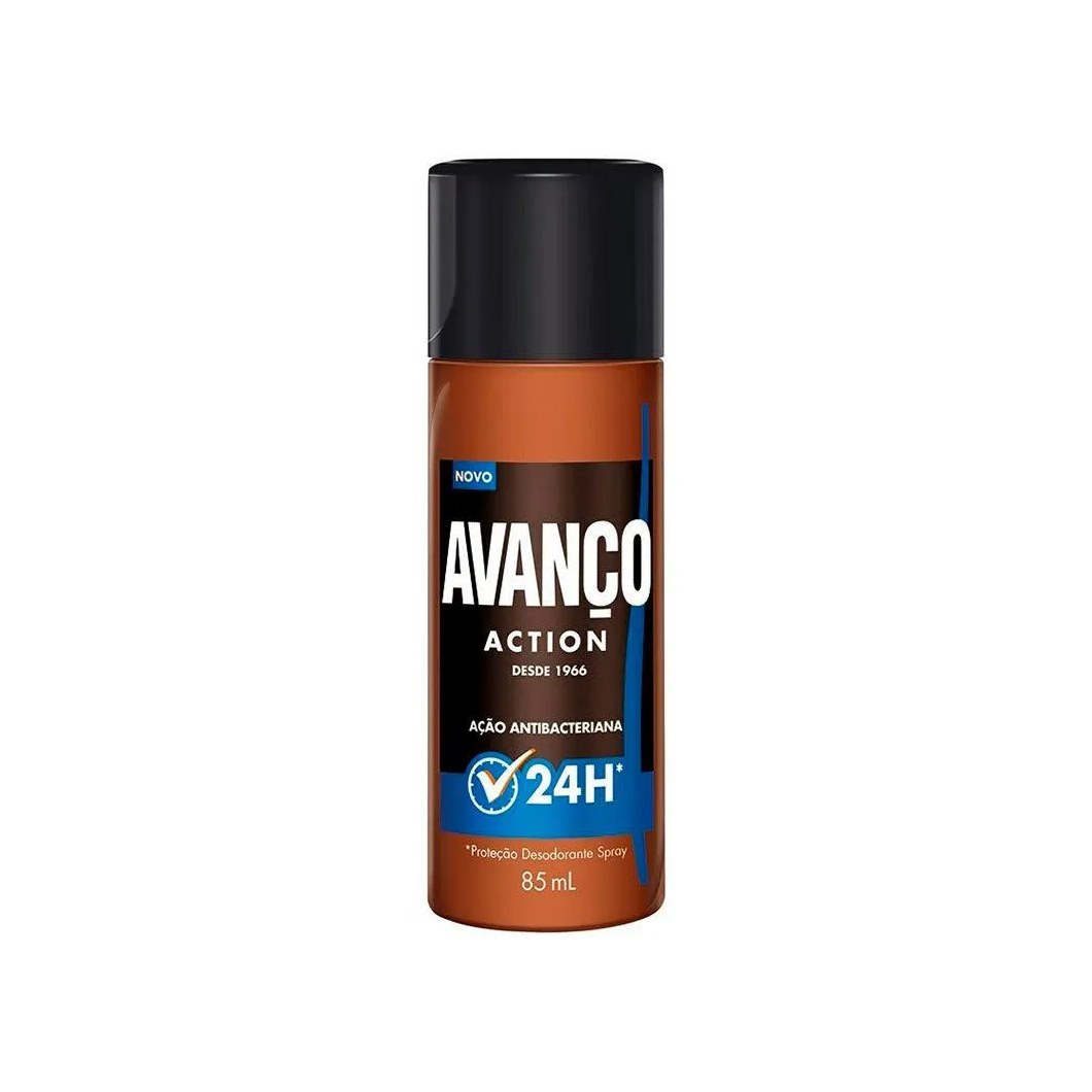 Desodorante Antitranspirante Spray Avanço Action Masculino 24h 85ml