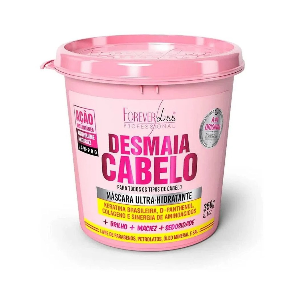 Máscara De Hidratação Forever Liss Desmaia Cabelo Prom 350G