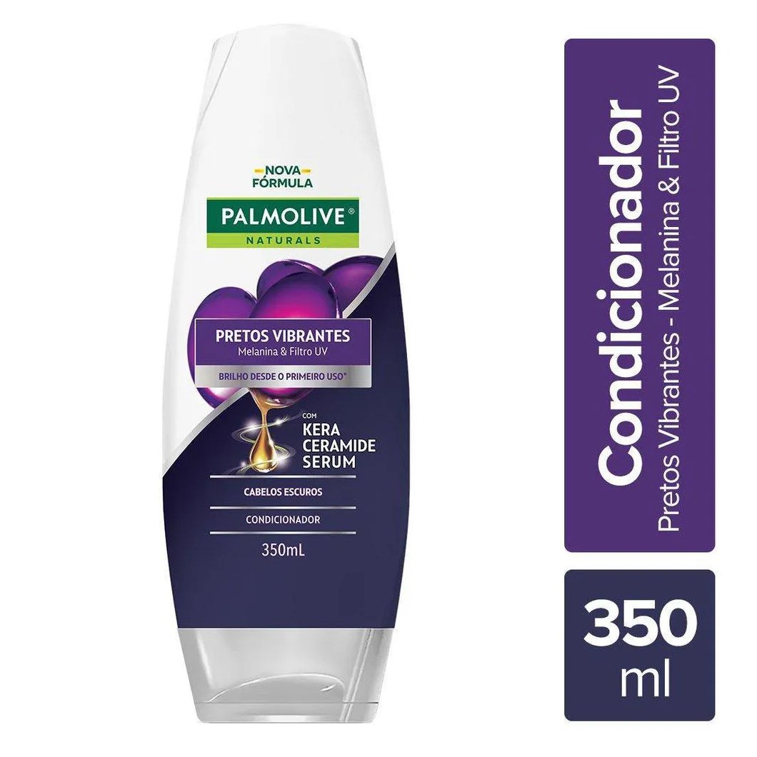 Condicionador Palmolive Naturals Iluminador Pretos 350Ml