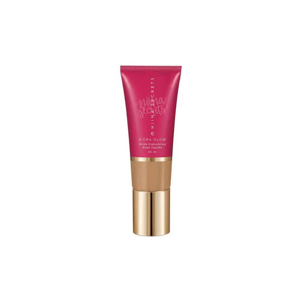Eudora Niina Secrets Hidra Glow Base Líquida Natural 55 30Ml