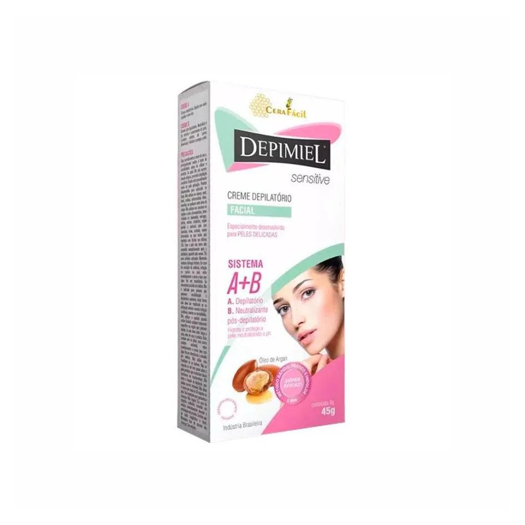Creme Depilatório Facial Depimiel A+b 45g