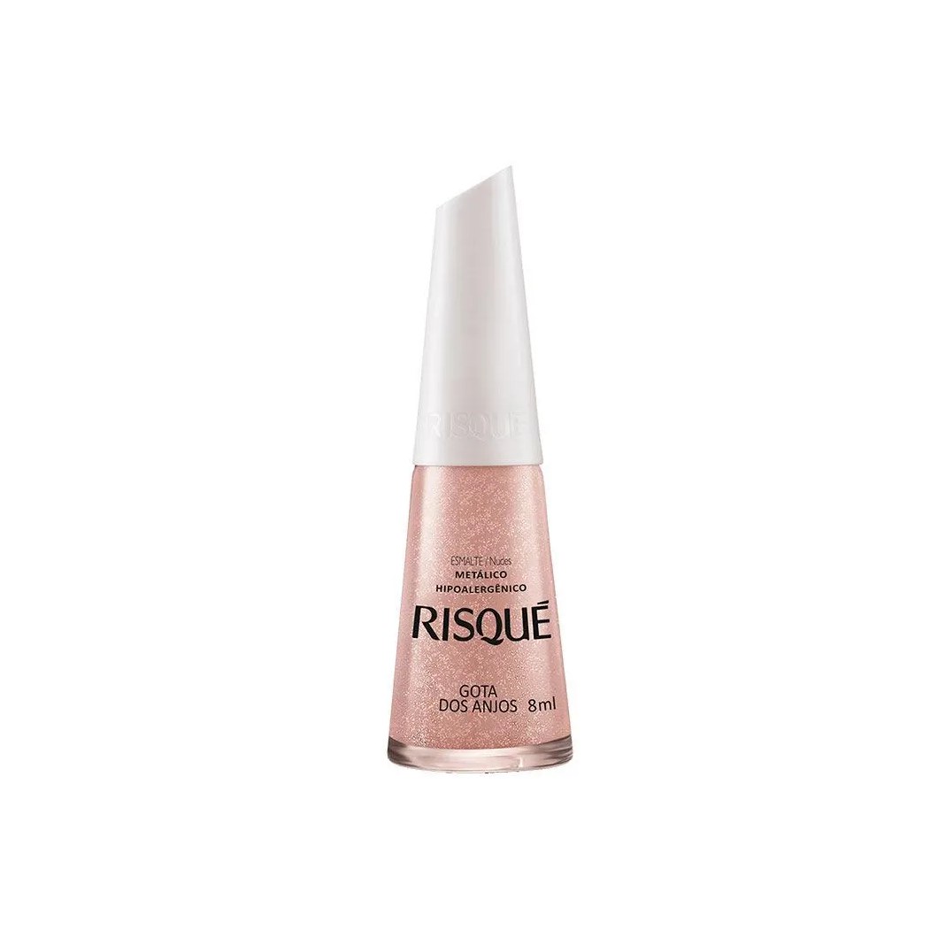 Esmalte Risque Metálico Nudes Gota dos Anjos
