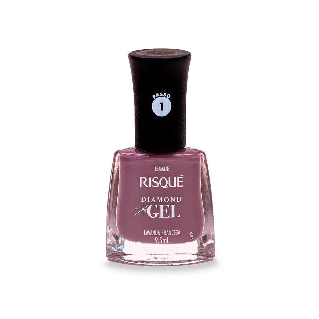 Esmalte Risque Diamond Gel Cremoso Lavand Francesa