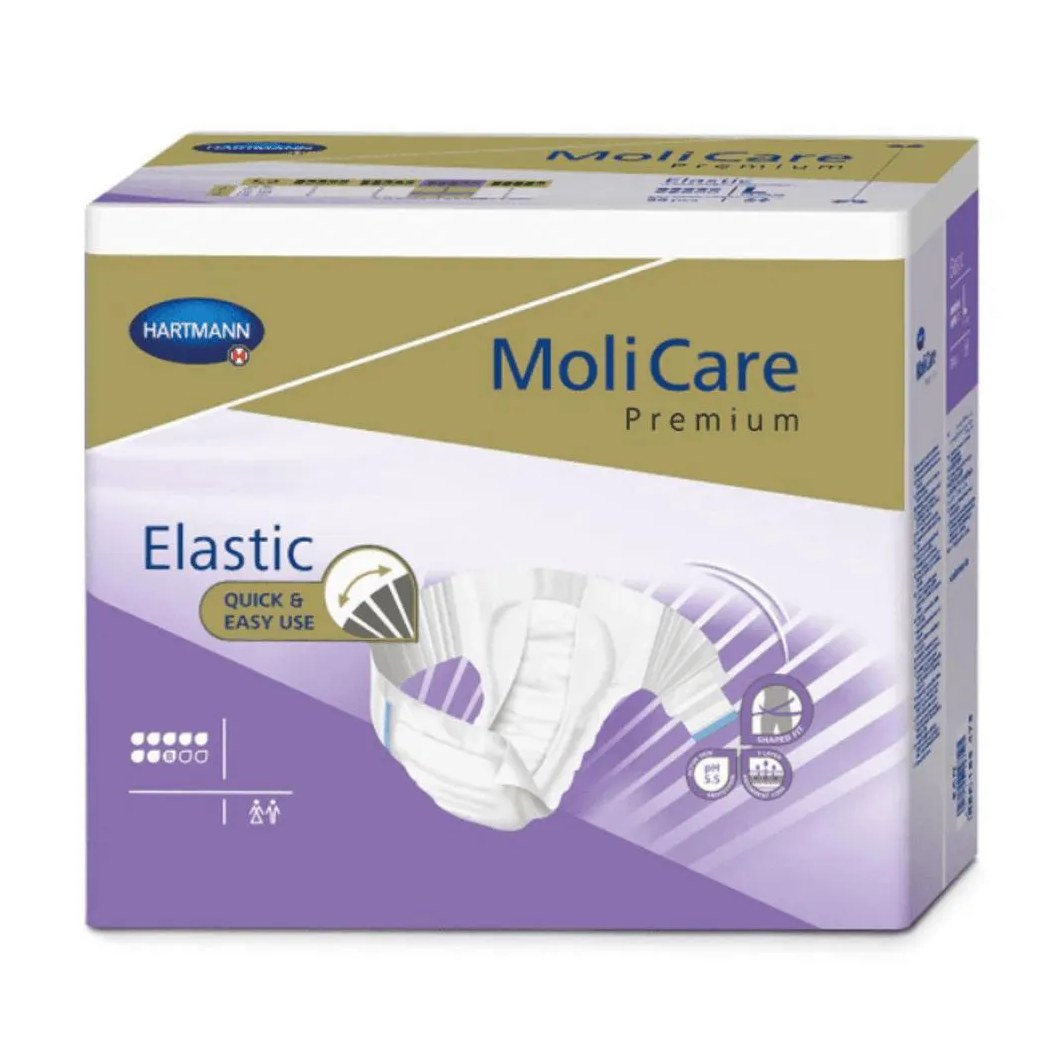 Fralda Adulto Molicare Elastic Premium 8D Super Plus - Hartmann