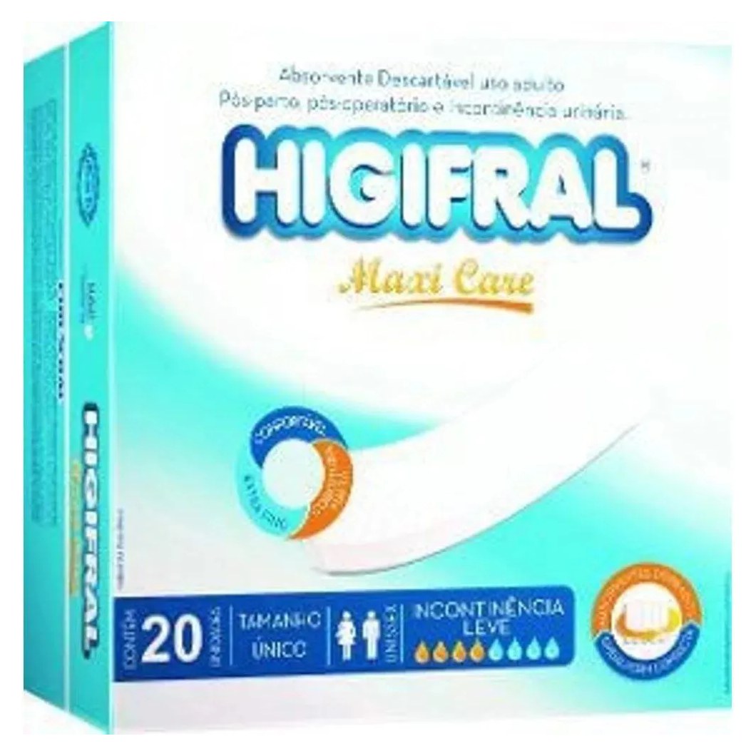 Absorvente para Incontinência Maxi Care - Higifral