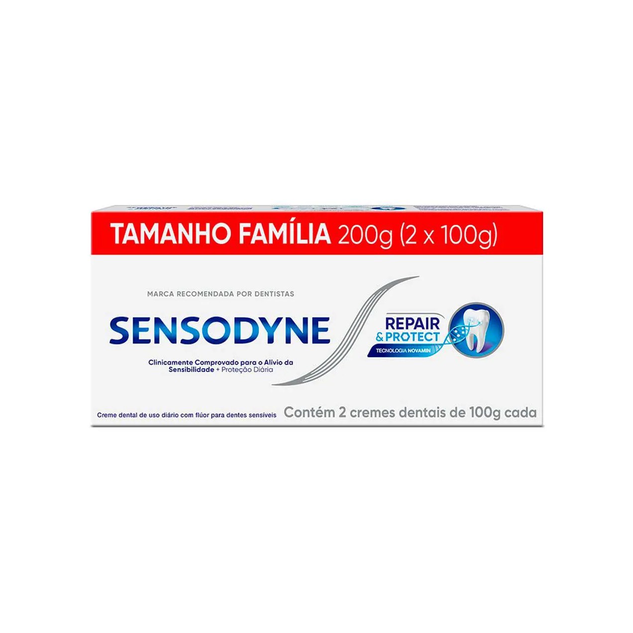 Creme Dental Sensodyne Repair & Protect 100g 2 unidades