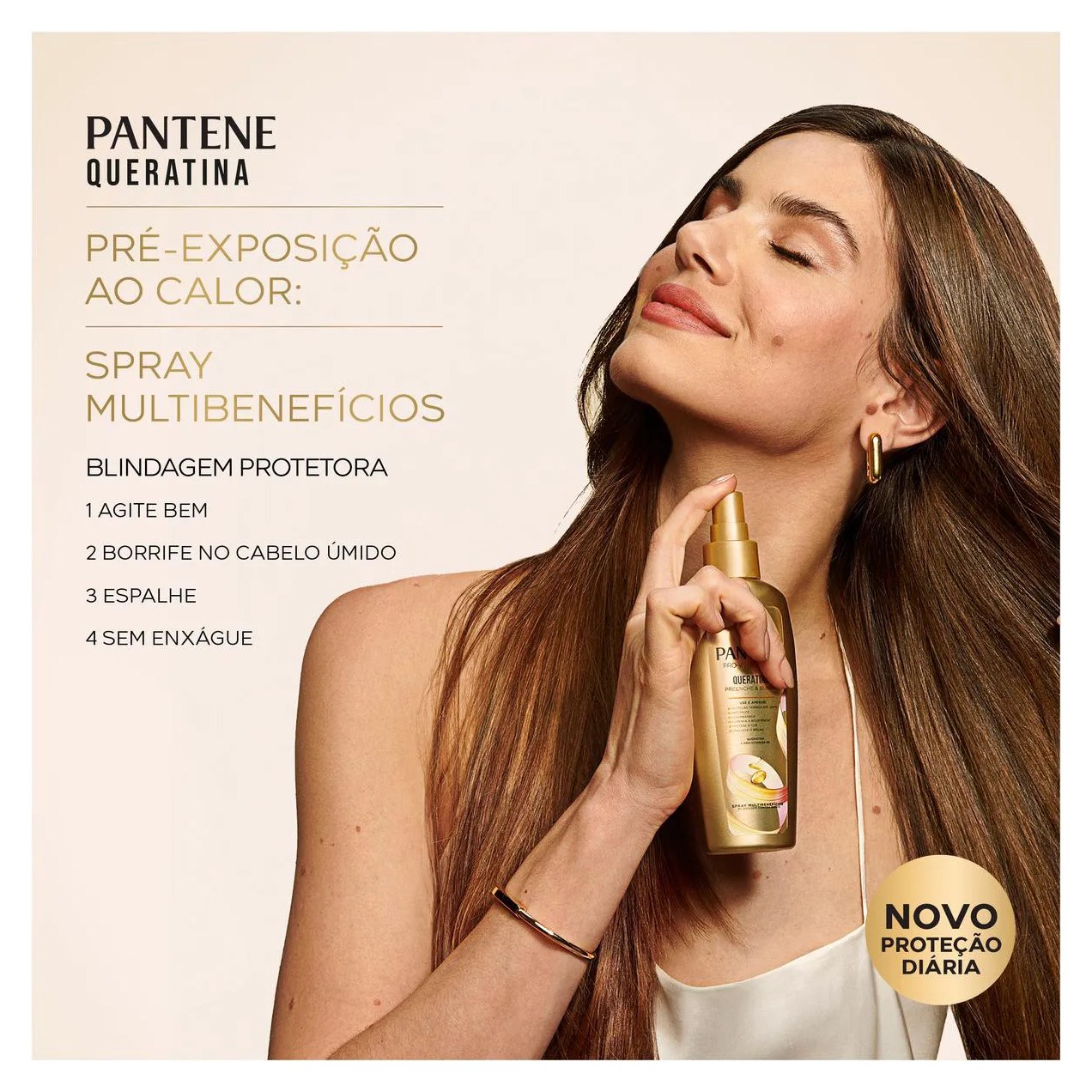 Spray Multibenefícios Pantene Miracles Queratina 160ml
